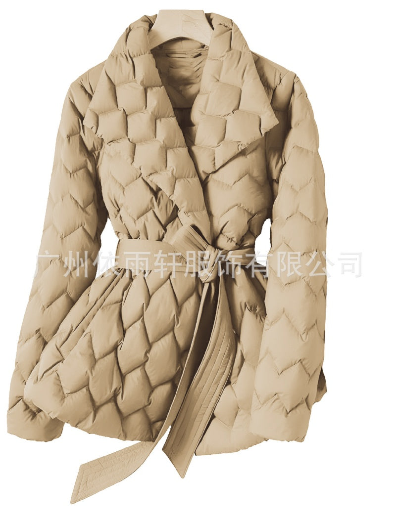 Belted Quilted Jacket
