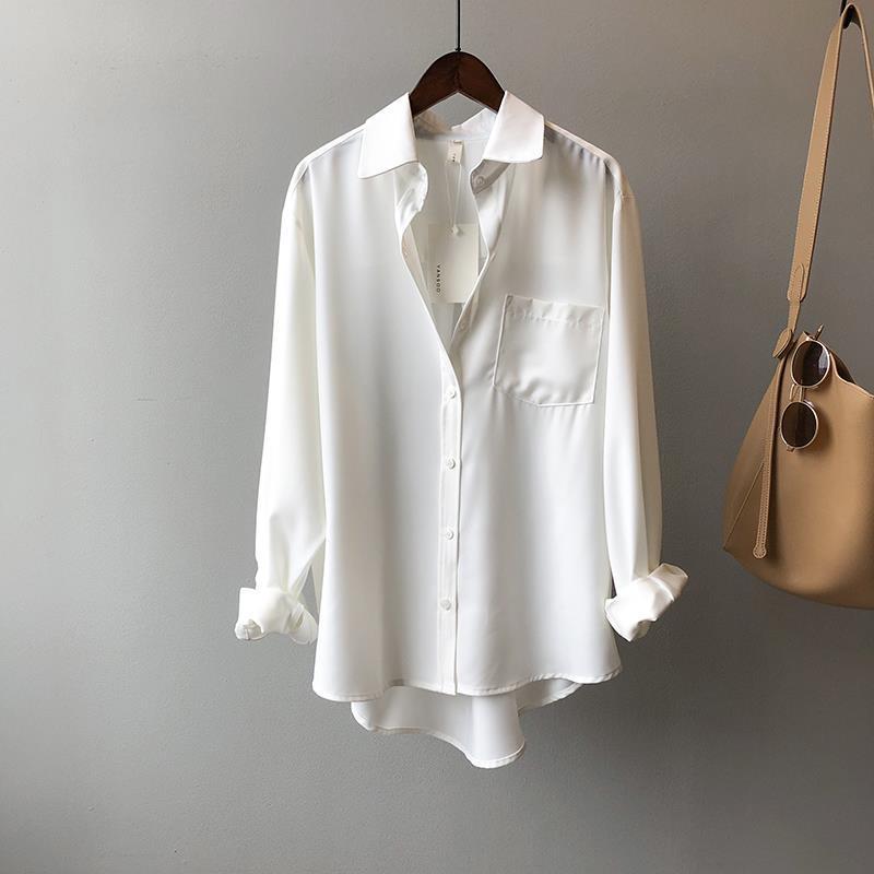Relaxed Fit Minimalist Long Sleeve Top