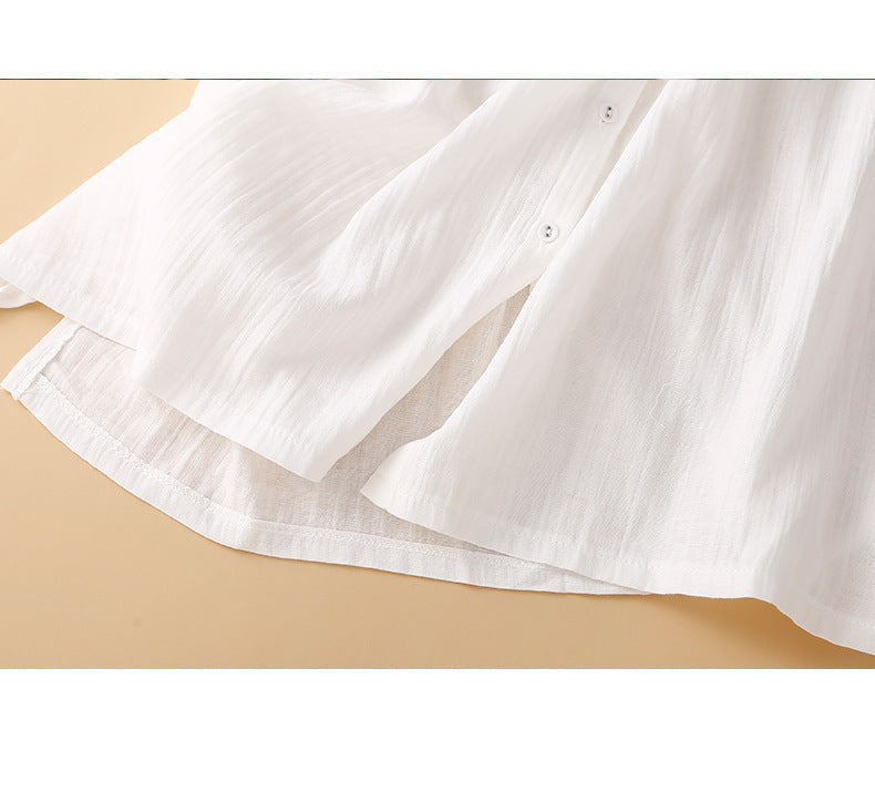 Relaxed Vintage Pleated Shirt Dress
