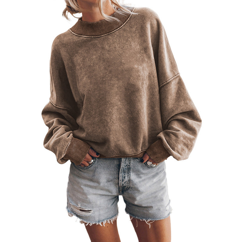 Women's Solid Color Sweatshirt