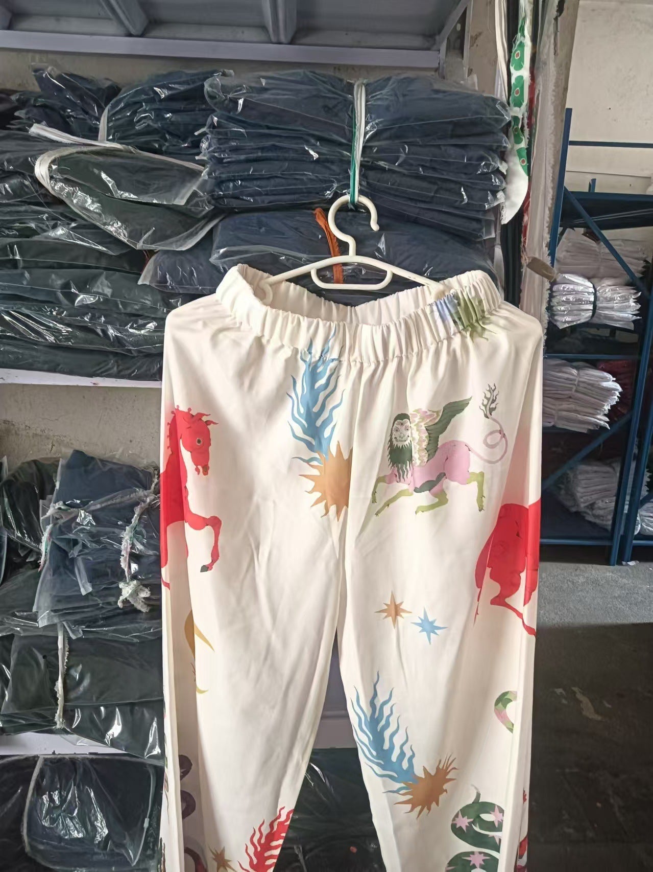 Printed Cotton Long Sleeve Shirt Set
