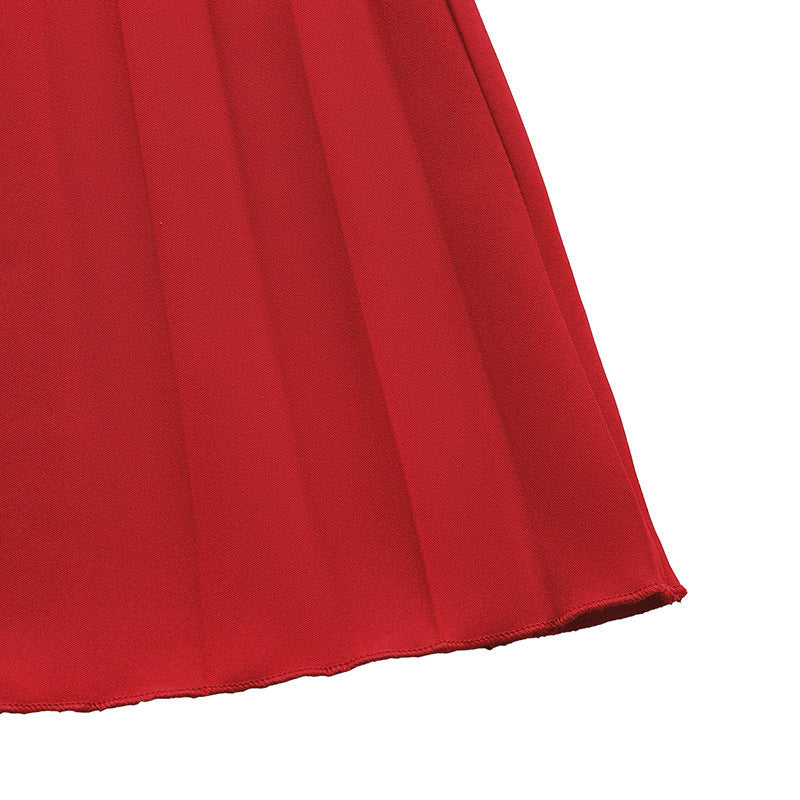 Off Shoulder Long Sleeve Solid Color Dress