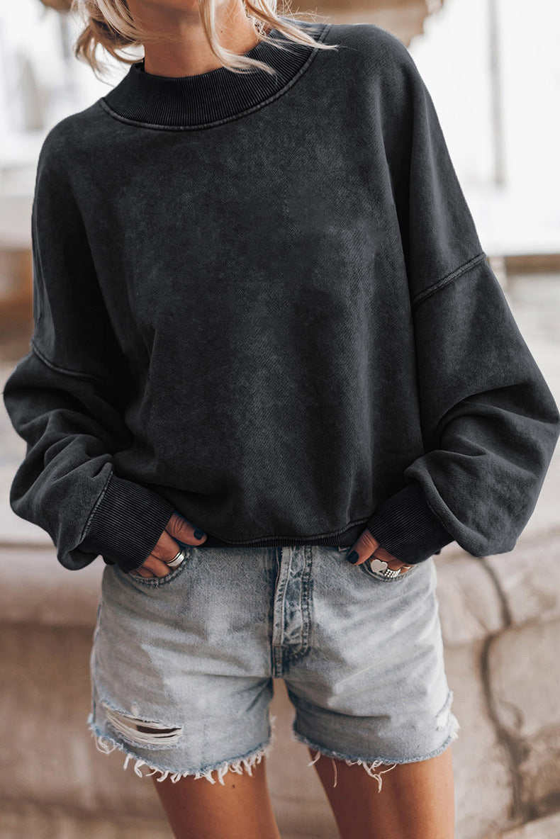 Women's Solid Color Sweatshirt