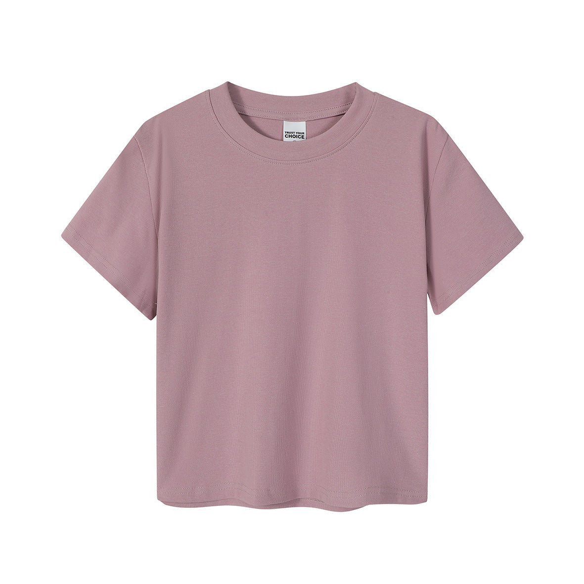 Basic White Short-Sleeve Crop Top