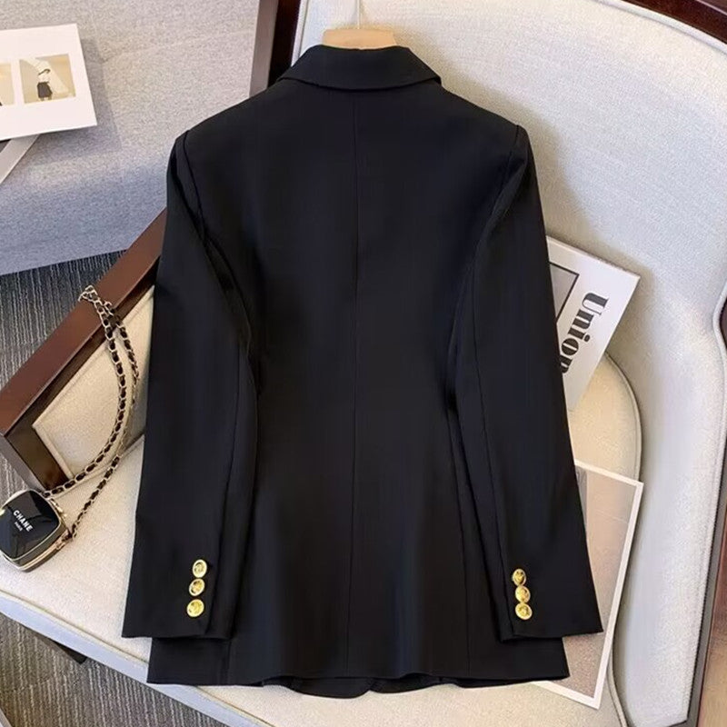 Women’s Relaxed Fit Blazer and Pants Two-Piece Set