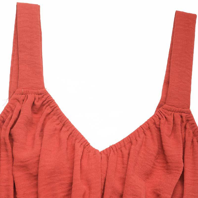 Women's Textured Sleeveless Pleated Cami Dress