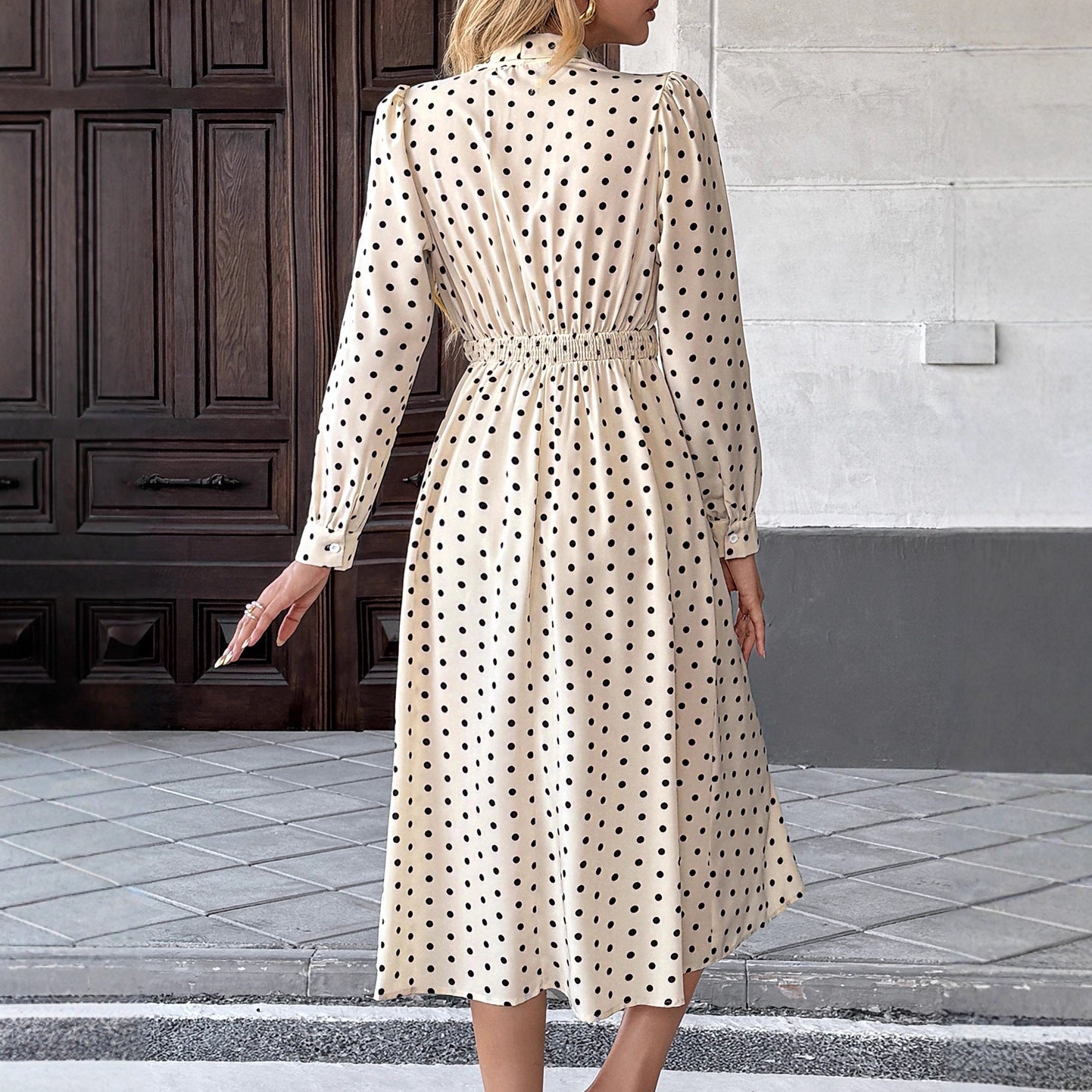 Polka Dot Bow Tie Dress