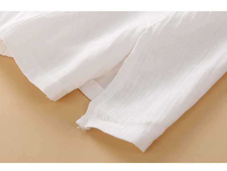 Relaxed Vintage Pleated Shirt Dress