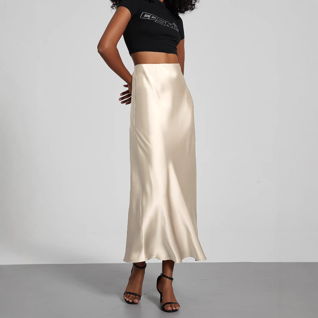 Satin Maxi Skirt