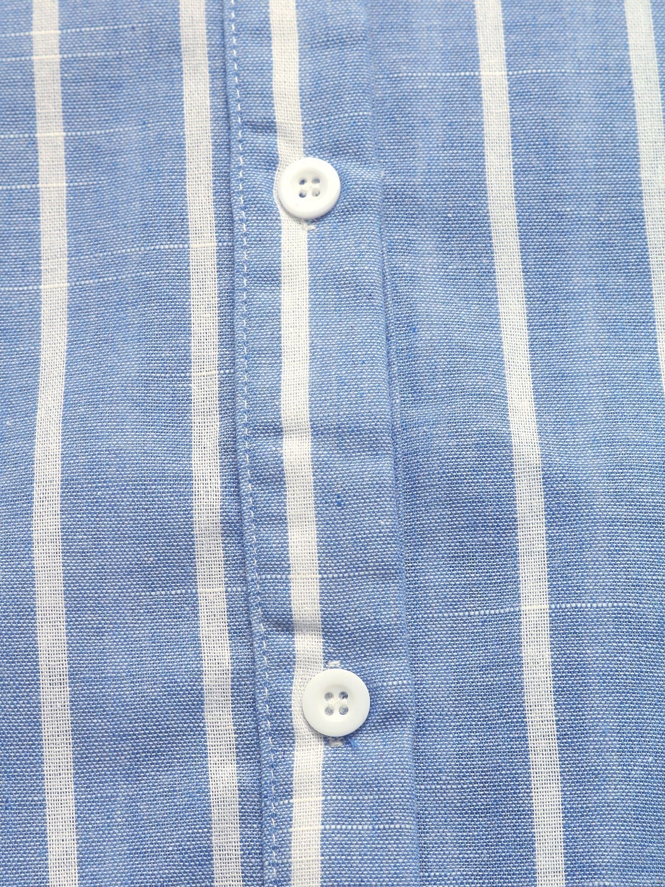 Women Striped Loose Long Sleeve Button Down Shirt