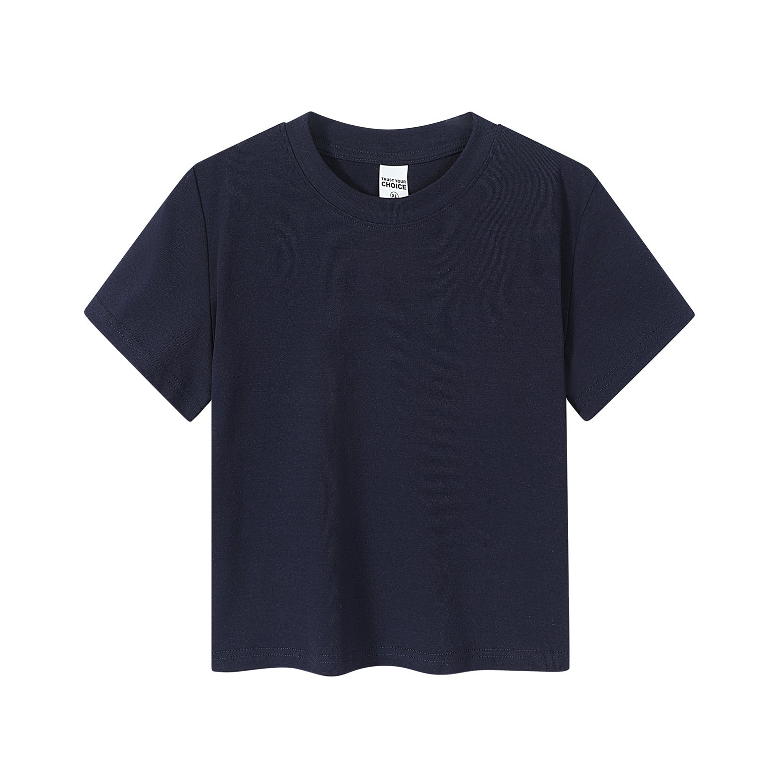 Basic White Short-Sleeve Crop Top