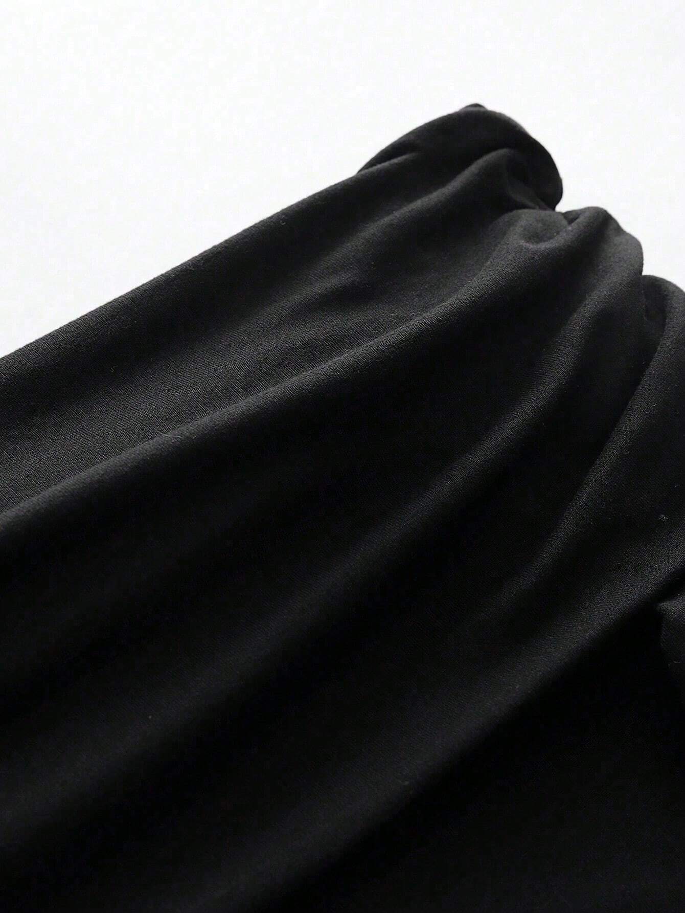 Off Shoulder High Waist Mini Dress