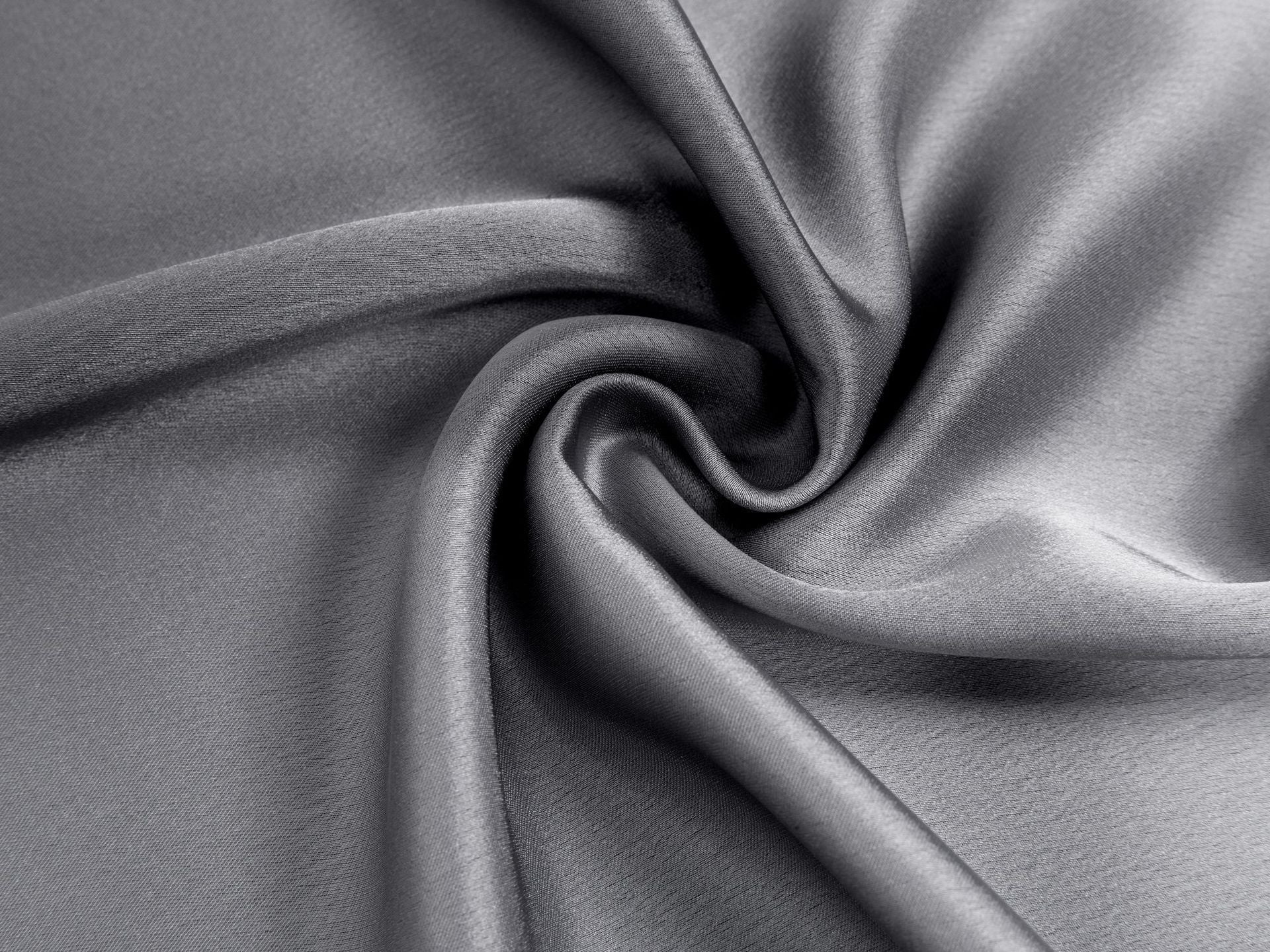 High-Waist Satin Drawstring Midi Skirt