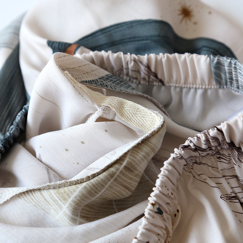 Cotton Long Sleeve Button Pajama Set