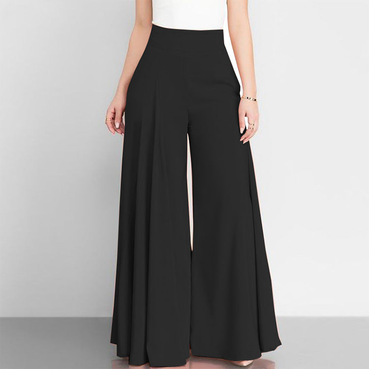 High-Waist Wide Leg Office Pants