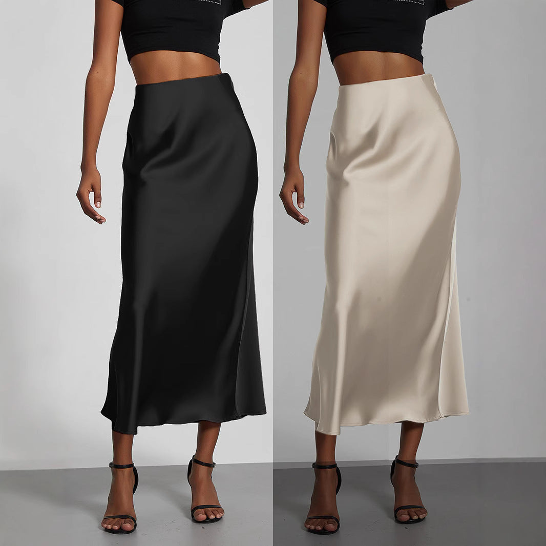 Satin Maxi Skirt