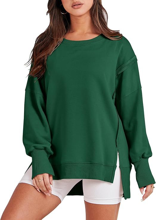 Raw Edge Slit Patchwork Sweatshirt