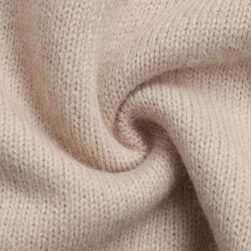 Heart Pattern Lace Trim Knit Pullover Sweater