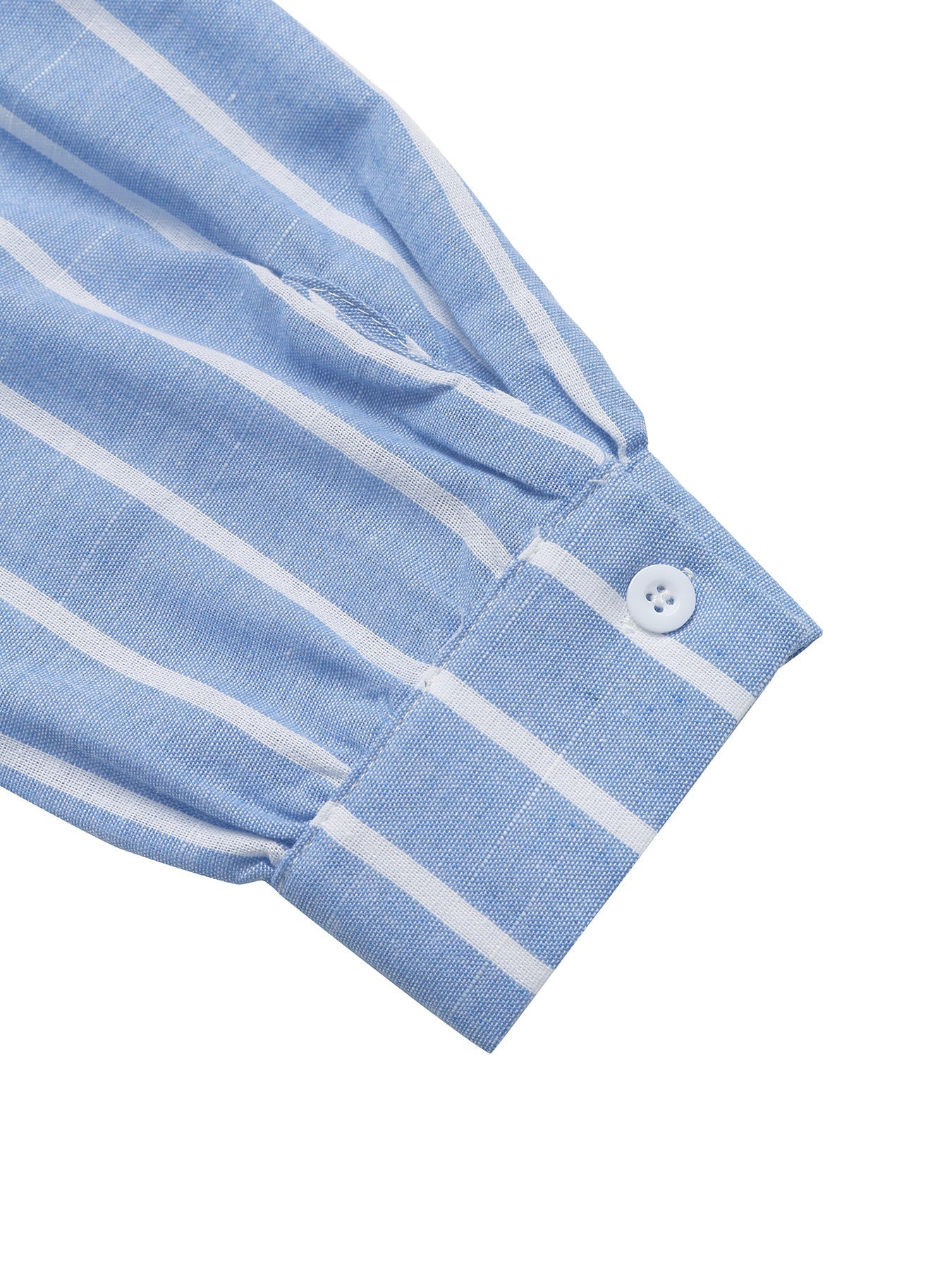 Women Striped Loose Long Sleeve Button Down Shirt