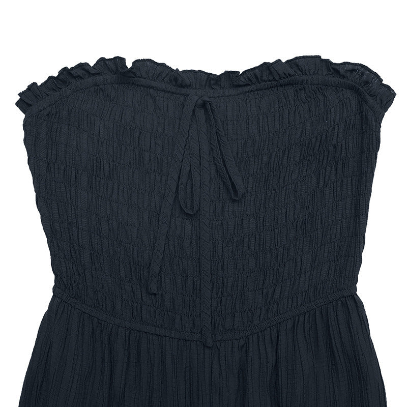 Women's Strapless Backless Jumpsuit