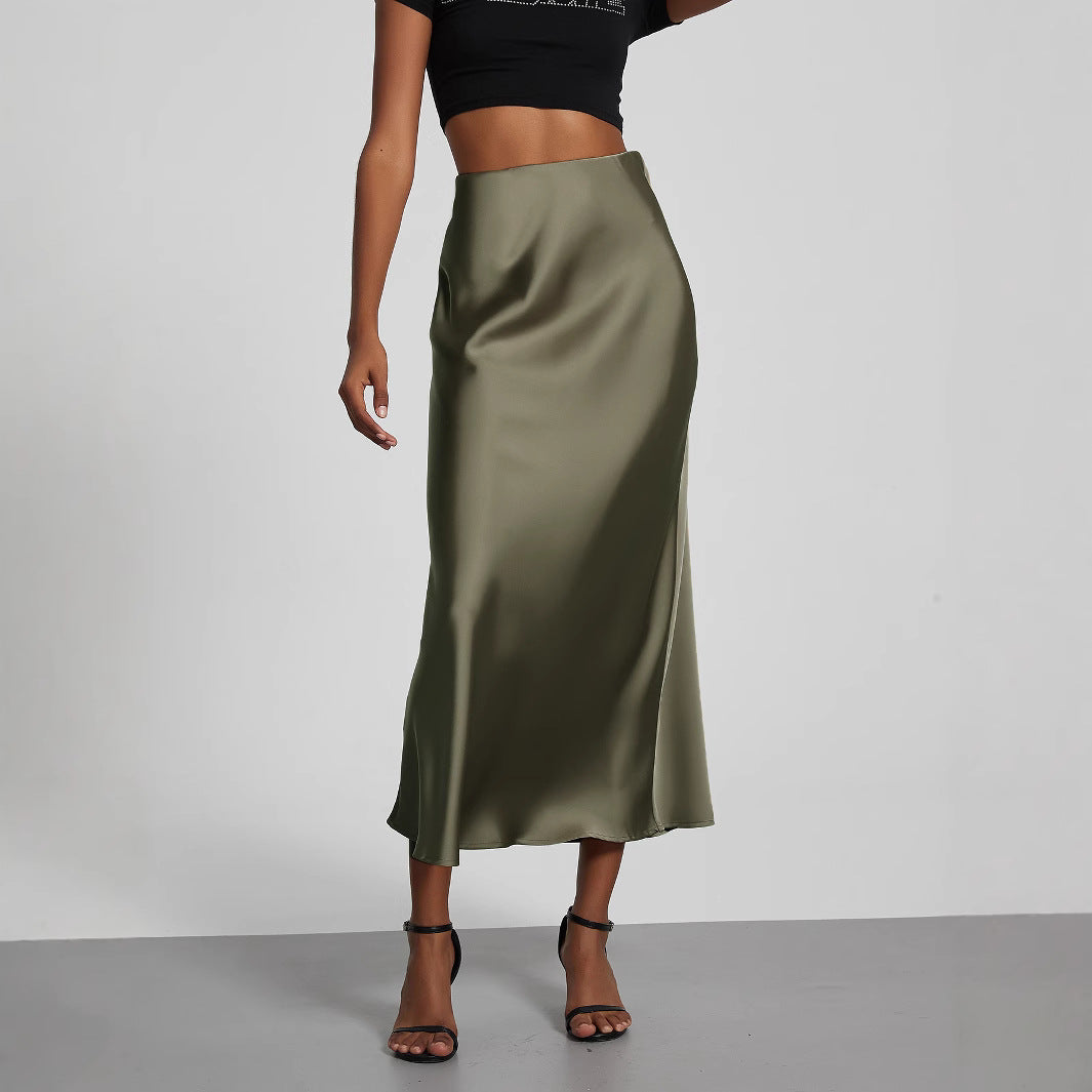 Satin Maxi Skirt