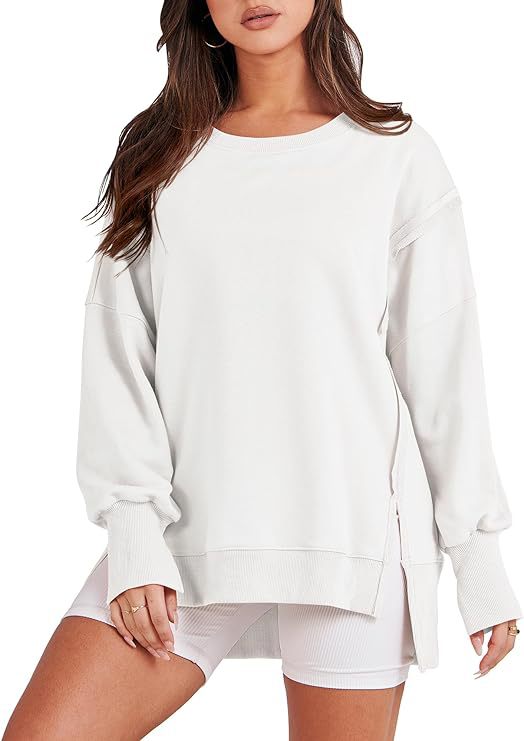 Raw Edge Slit Patchwork Sweatshirt