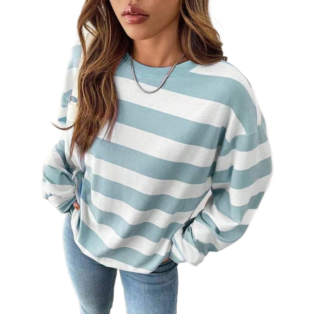 Striped Long-Sleeve Top