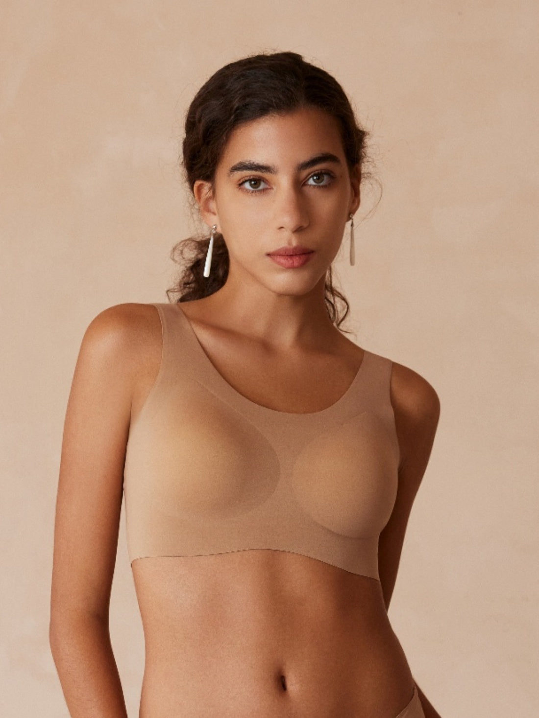Cloud-Like Seamless U-Neck Bra