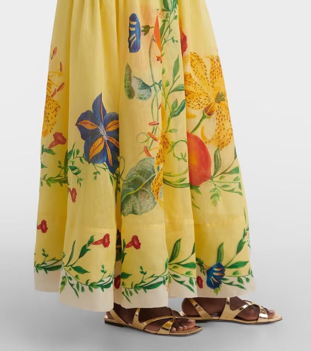 Printed Halter Backless Maxi Dress | Resort Vacation Wear