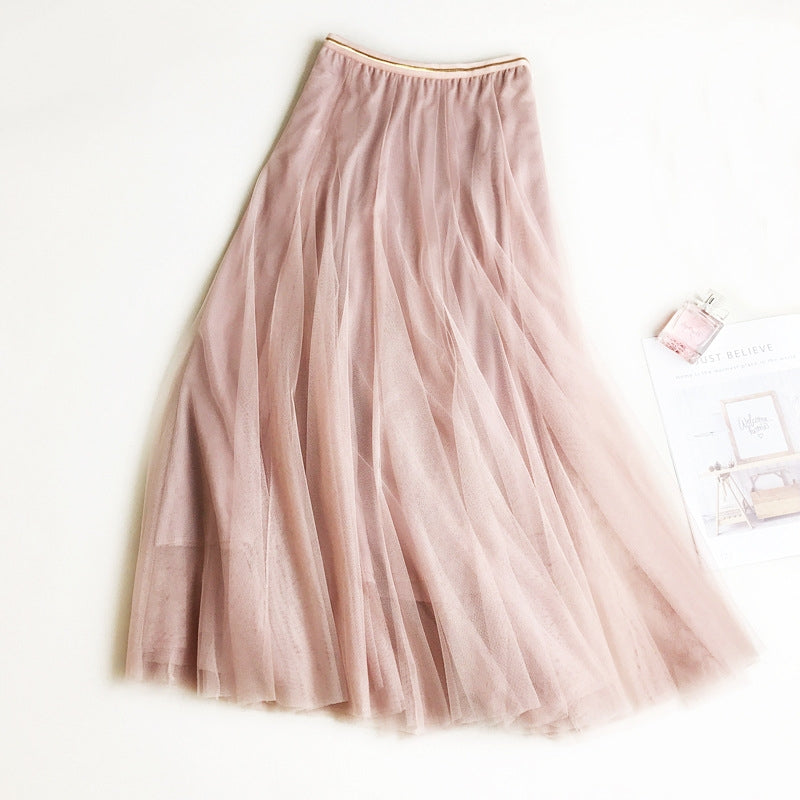 Mesh Midi Tulle Skirt | Elegant Summer Fairy Skirt