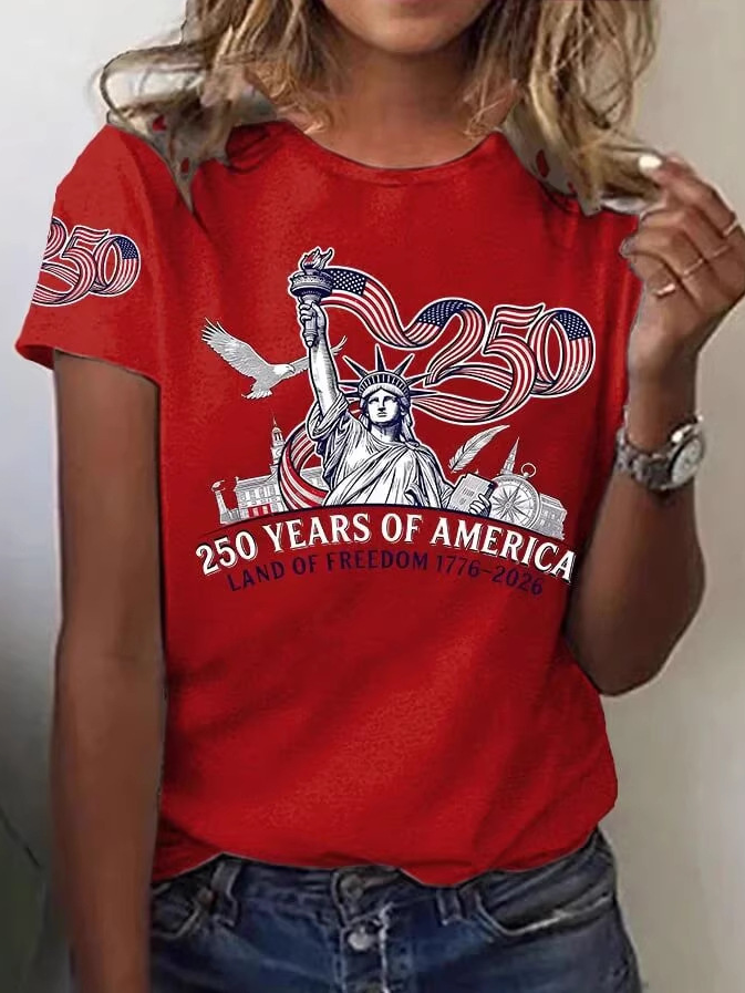 Women's 250th Anniversary Print T-Shirt