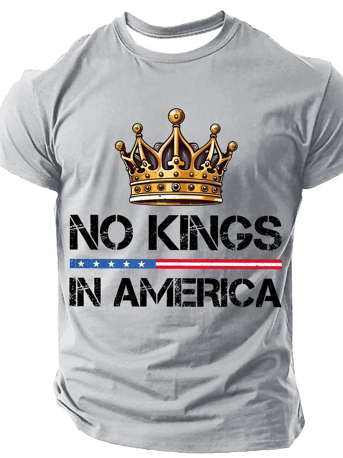 No Kings In America Cotton T-Shirt
