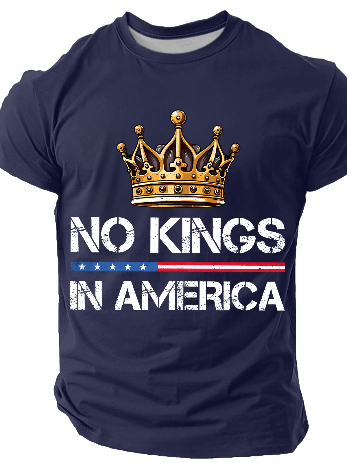 No Kings In America Cotton T-Shirt