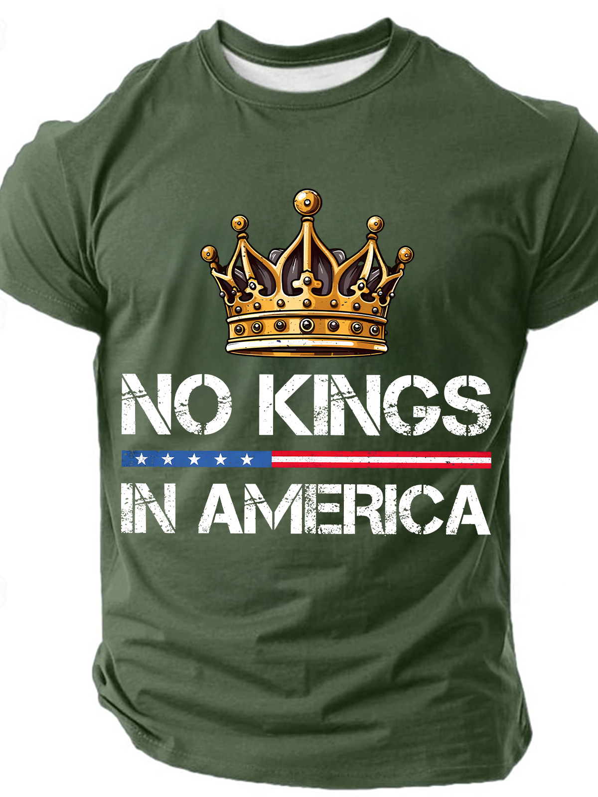 No Kings In America Cotton T-Shirt