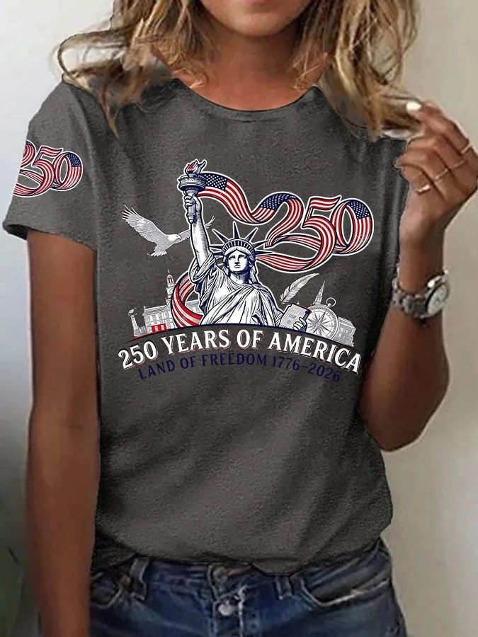 Women's 250th Anniversary Print T-Shirt