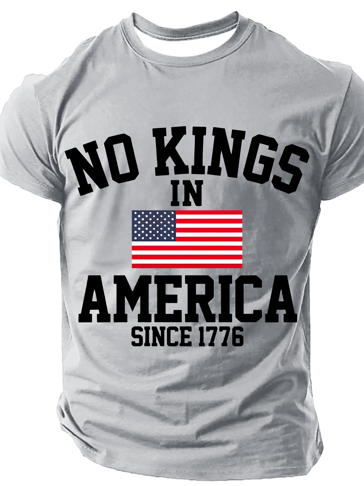 No Kings In America Since 1776 Cotton T-Shirt