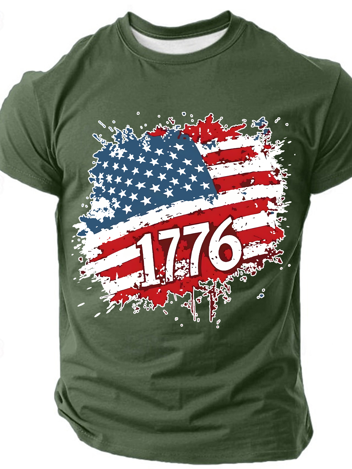1776 Patriotic Cotton T-Shirt