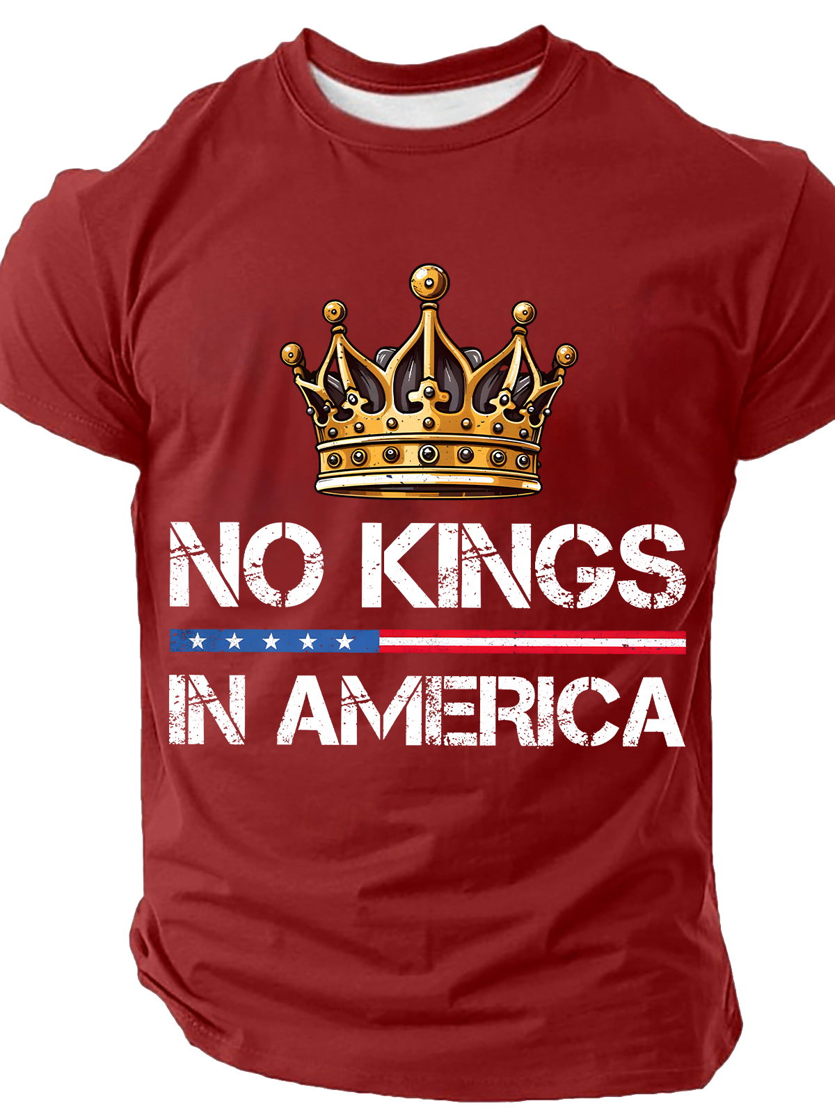 No Kings In America Cotton T-Shirt