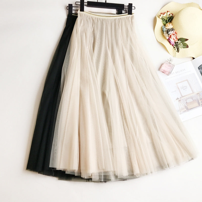 Mesh Midi Tulle Skirt | Elegant Summer Fairy Skirt