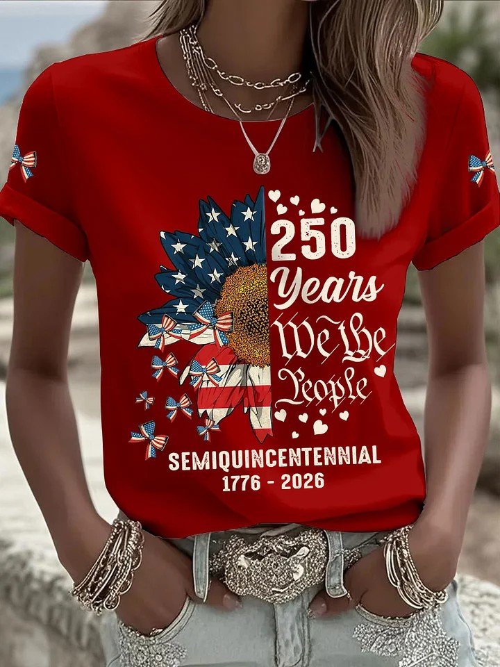 Women's 250th Anniversary Print T-Shirt