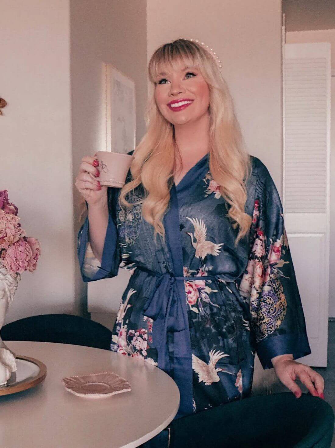 Luxury Silk Robe pajama sets for women Best Gift Guide for her Wedding Gift | Ulivary